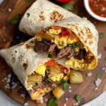 Steak and Egg Breakfast Burrito