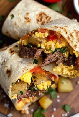 Steak and Egg Breakfast Burrito