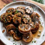 Steakhouse Garlic Butter Mushrooms