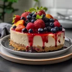 Summer Berry and Peach Cheesecake: A Refreshing Delight for Every Occasion