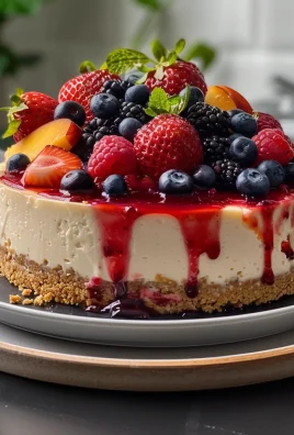 Summer Berry and Peach Cheesecake: A Refreshing Delight for Every Occasion