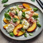 10-Minute Peach & Burrata Salad