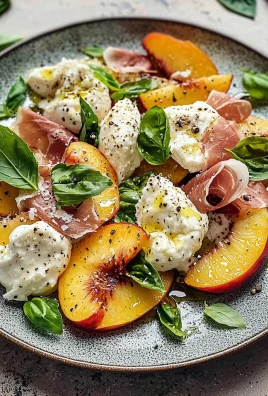 10-Minute Peach & Burrata Salad