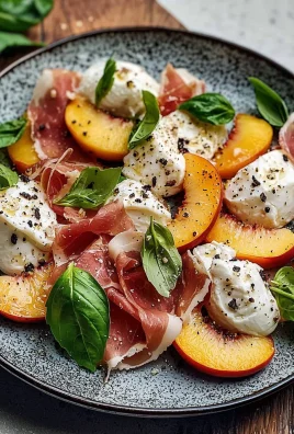 10-Minute Peach & Burrata Salad