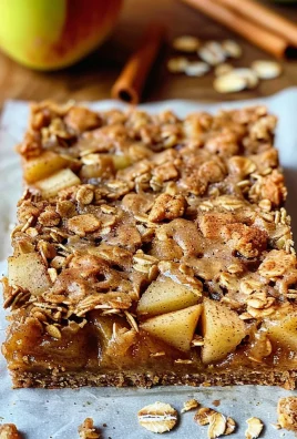Apple Pie Oatmeal Bars