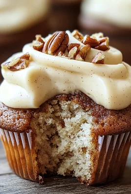 Banana Cinnamon Pecan Cupcakes with Cream Cheese Frosting