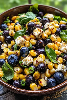 Blueberry Corn Feta Salad
