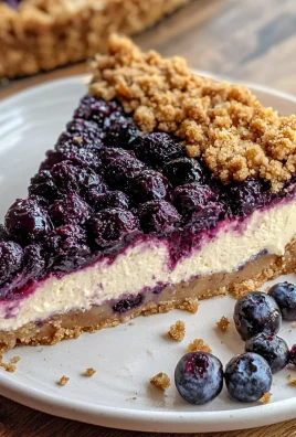 Blueberry Crumble Cheesecake