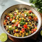 Chili-Lime Quinoa Black Bean Salad with Corn