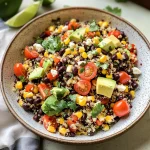 Chili-Lime Quinoa Black Bean Salad with Corn