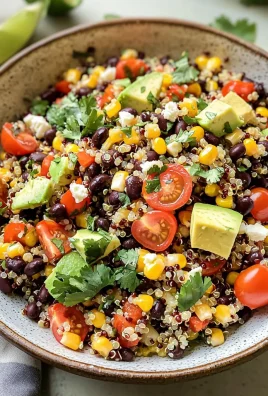 Chili-Lime Quinoa Black Bean Salad with Corn
