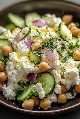 Cottage Cheese and Chickpea Salad: A Refreshing and Protein-Packed Delight