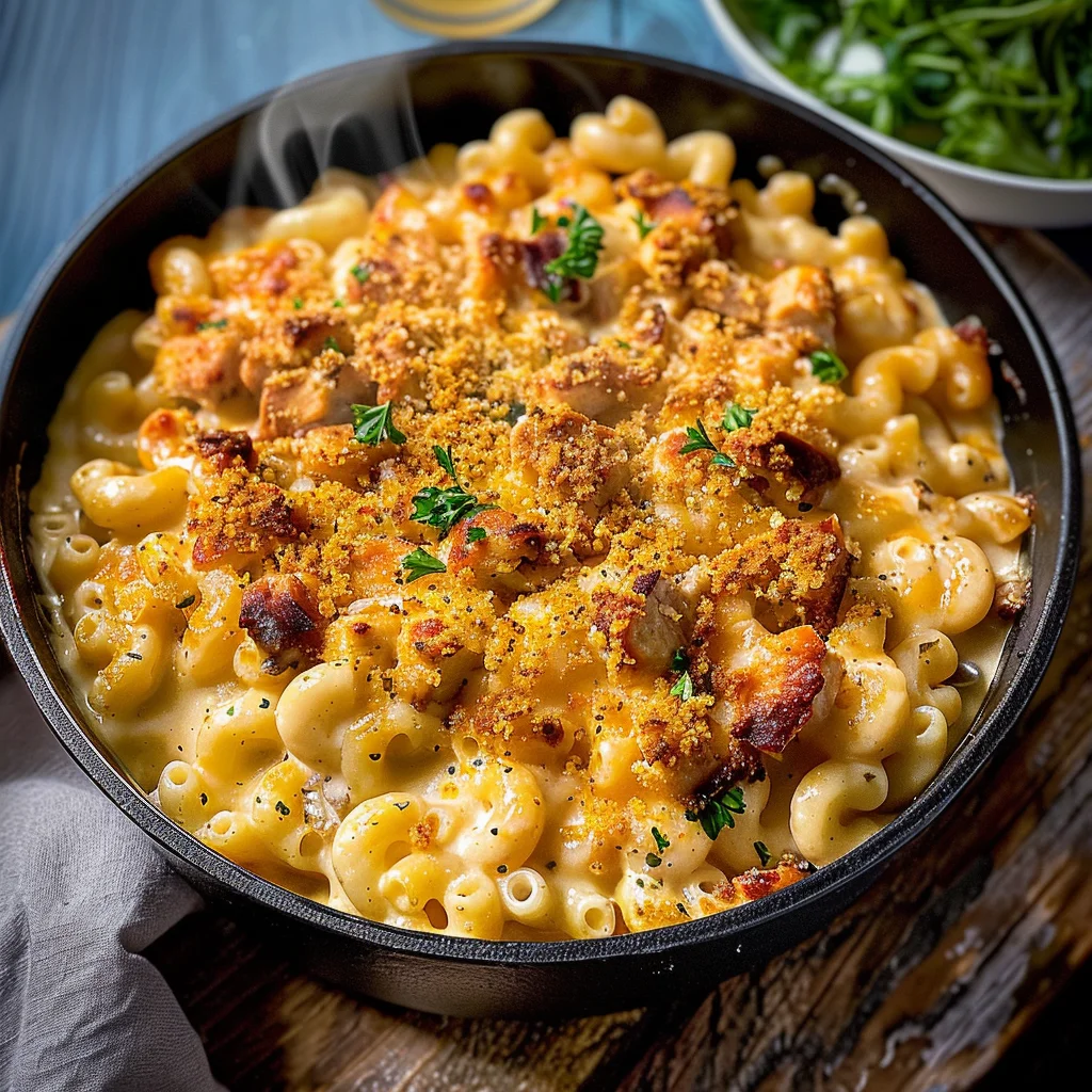 Creamy Chicken Mac and Cheese
