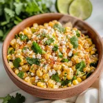 Creamy Mexican Street Corn Salad with a Kick