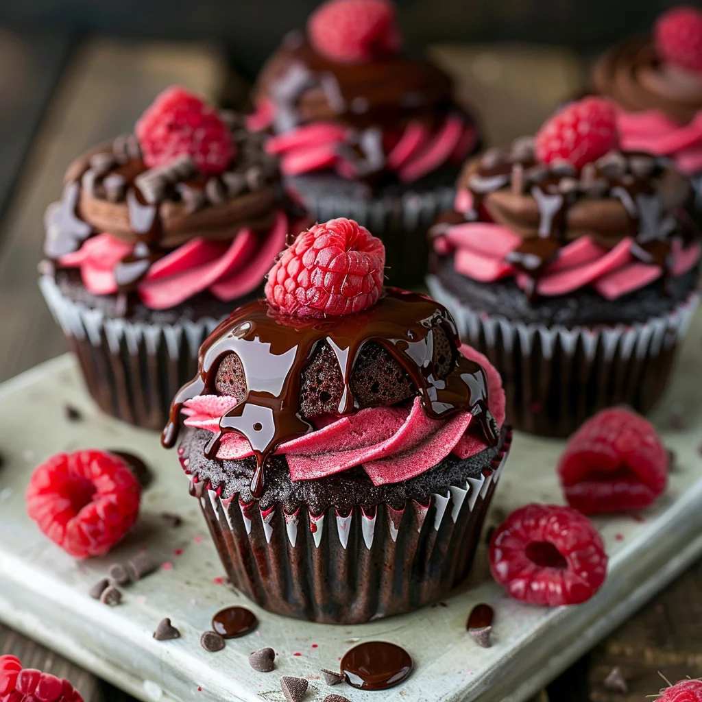 Decadent Raspberry Chocolate Lava Cupcakes You'll Adore