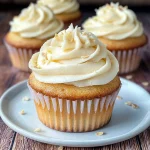 Easy Almond Cupcakes (With Almond Buttercream)