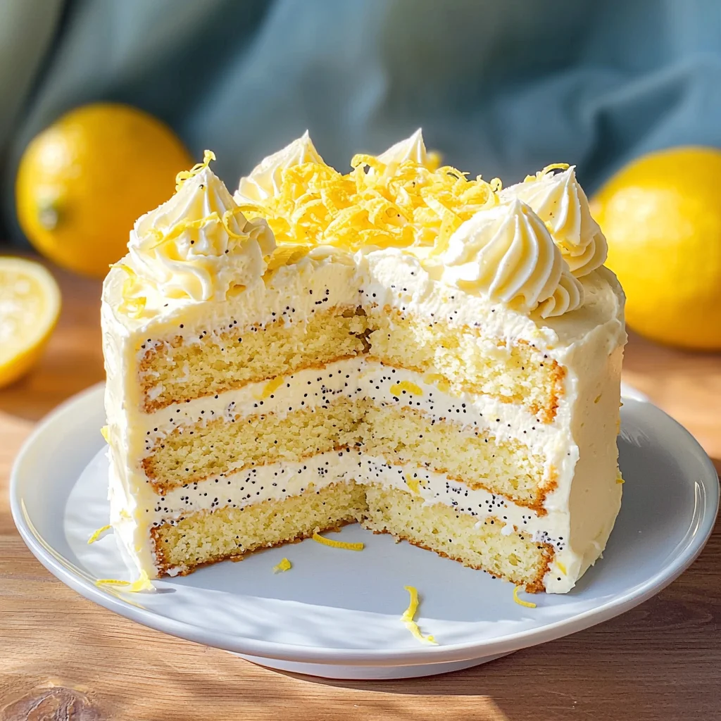 Easy Lemon Birthday Cake Recipe