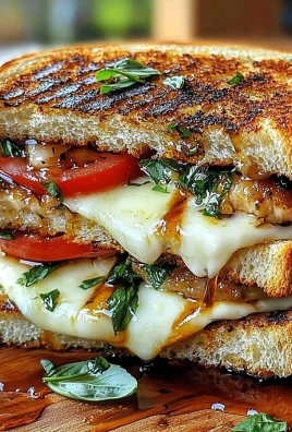 Grilled Balsamic Vinaigrette Sandwich Melt: A Flavorful Delight