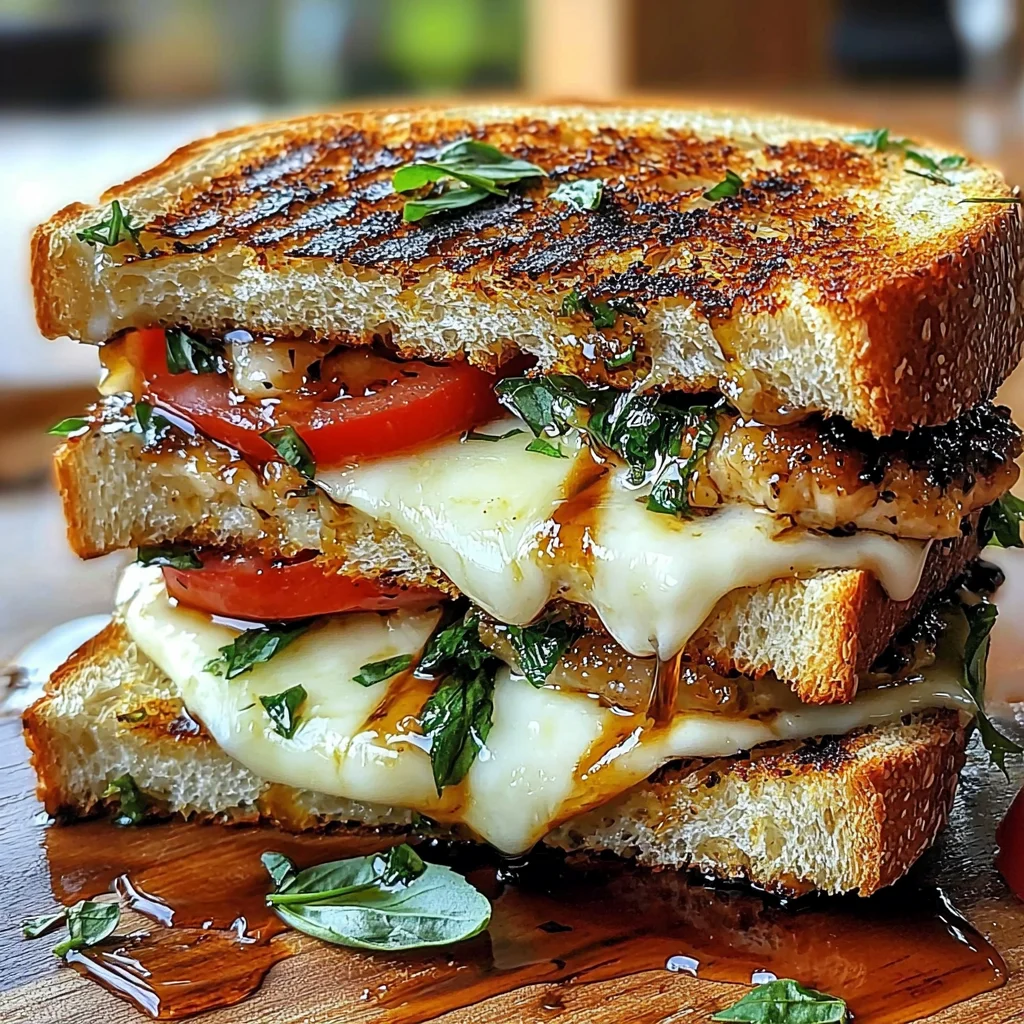 Grilled Balsamic Vinaigrette Sandwich Melt: A Flavorful Delight