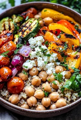 Healthy Grilled Mediterranean Bowl