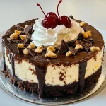 Hot Fudge Sundae Brownie Cheesecake