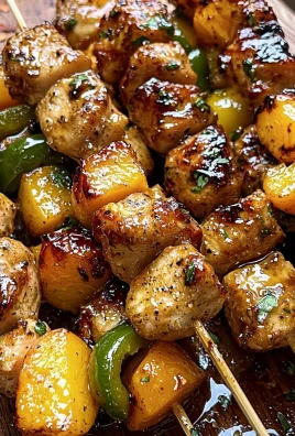 Jalapeno Peach Chicken Skewers