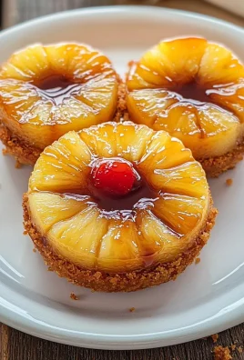 Mini Pineapple Upside-Down Cheesecakes