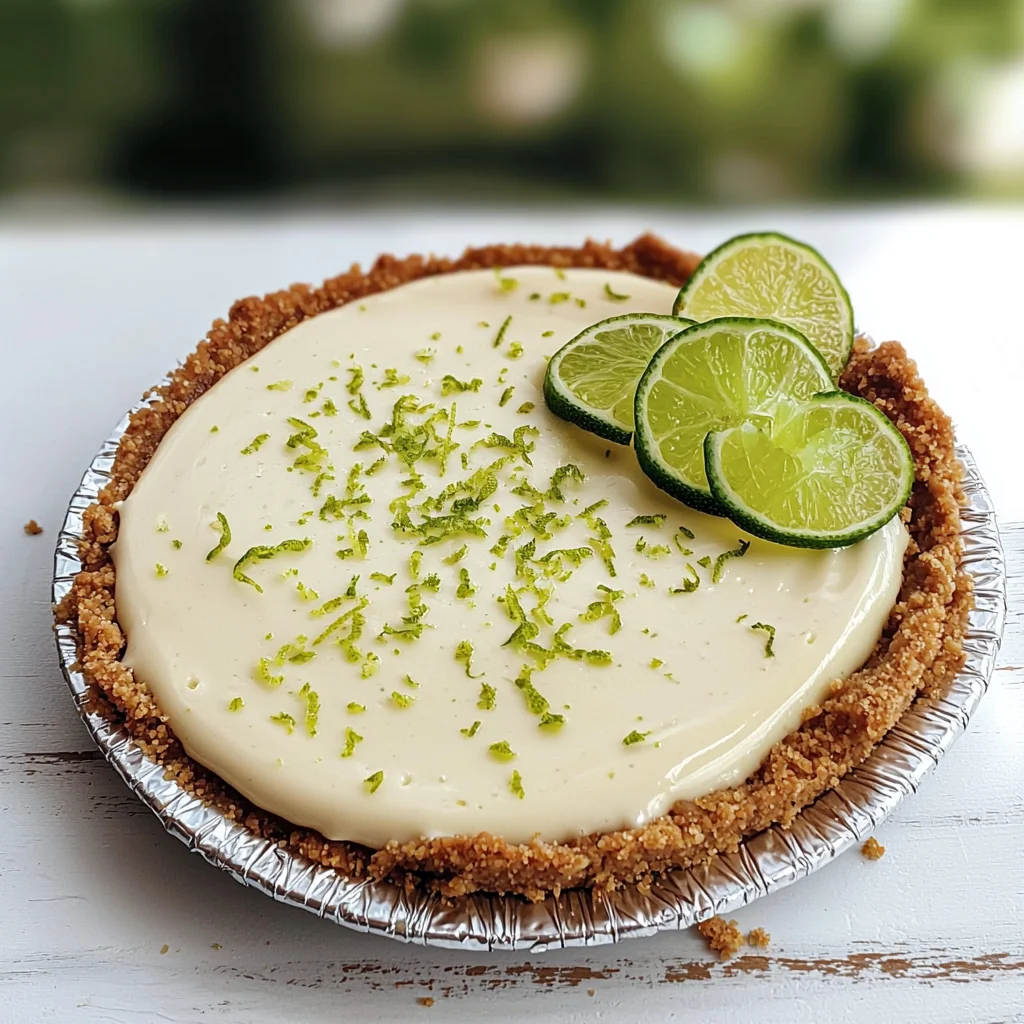 No-Bake Skinny Key Lime Pie