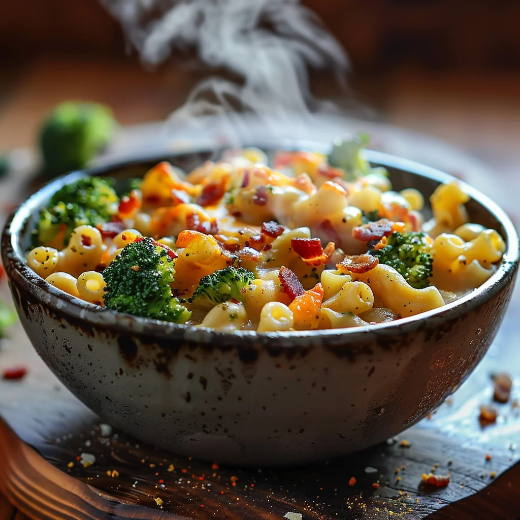 One-Pot Bacon Broccoli Mac and Cheese image 2