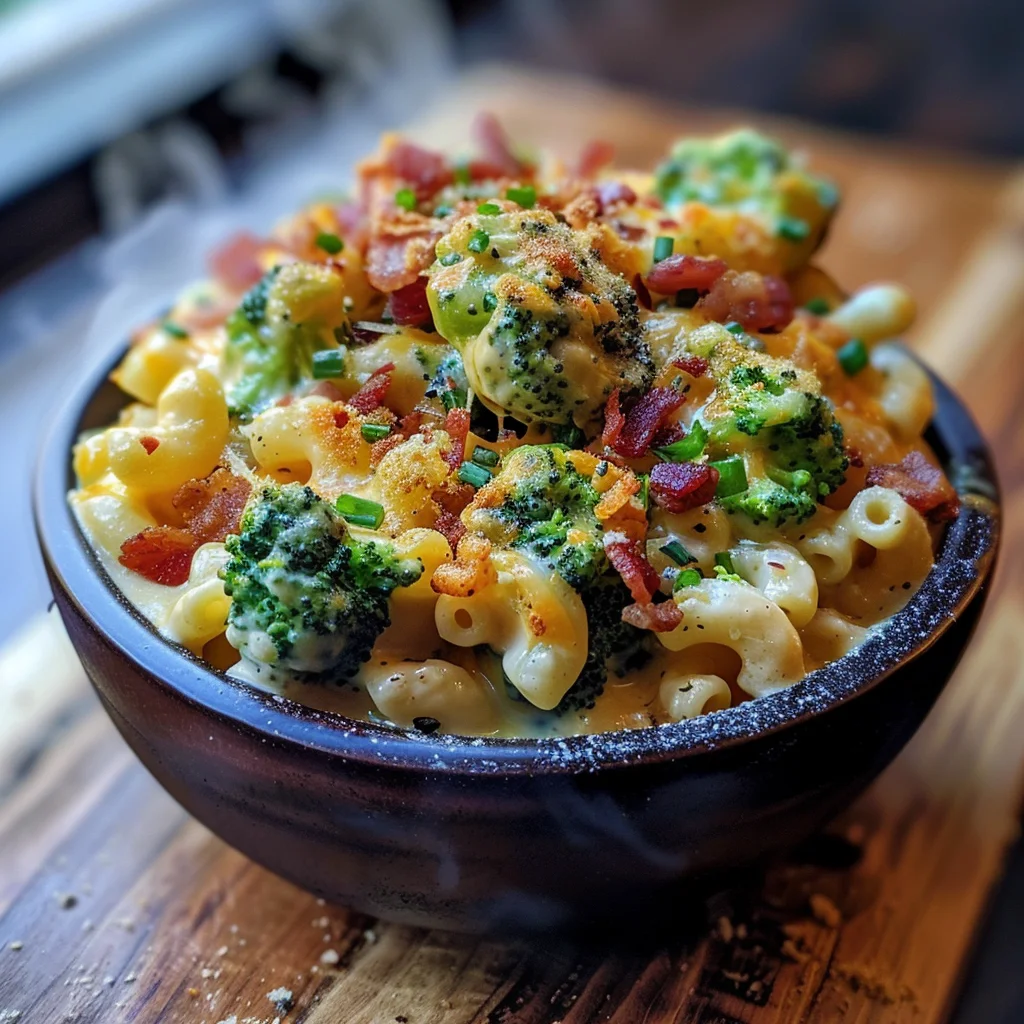 One-Pot Bacon Broccoli Mac and Cheese image 3