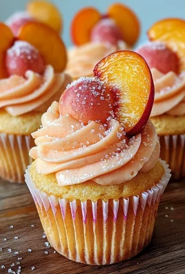 Peach Bellini Cupcakes