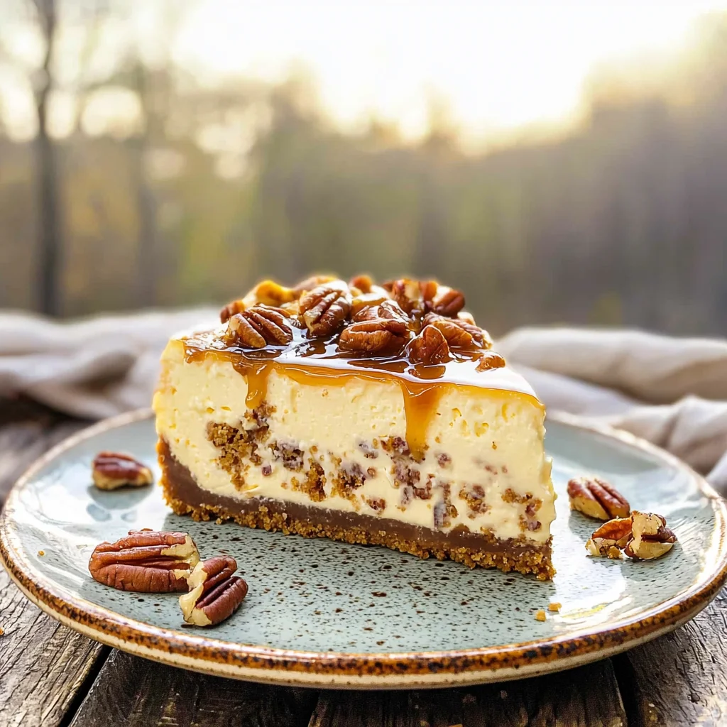 Pecan Praline Cheesecake