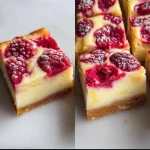 Raspberry Lemon Cheesecake Bars