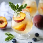 Refreshing Peach Sangria