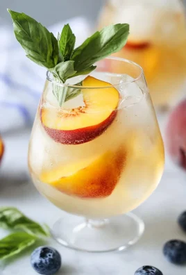 Refreshing Peach Sangria