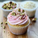 Rose and Pistachio Cupcakes: A Floral Delight
