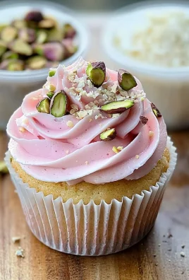 Rose and Pistachio Cupcakes: A Floral Delight