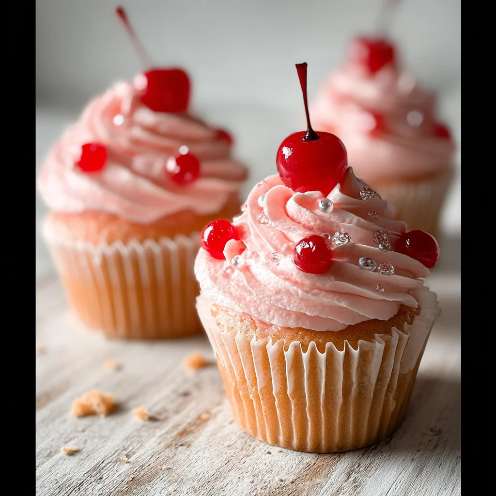 Shirley Temple Cupcakes