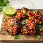 Sticky Sweet Chili Chicken Thighs in Air Fryer