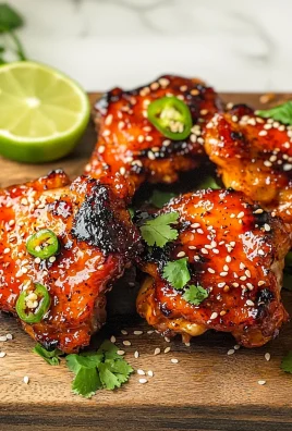 Sticky Sweet Chili Chicken Thighs in Air Fryer