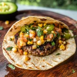 Street Corn Smash Burger Tacos