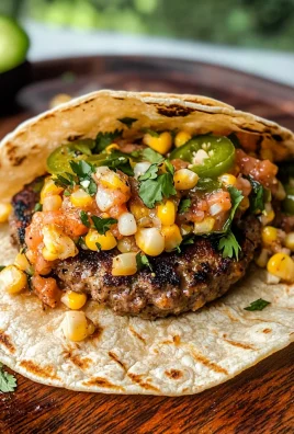 Street Corn Smash Burger Tacos