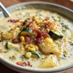 Summer Corn and Zucchini Chowder Recipe