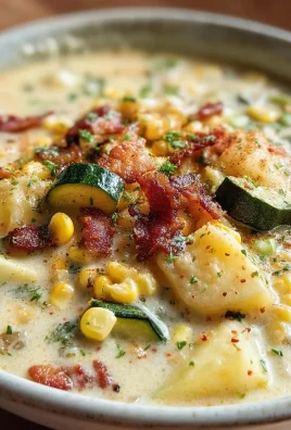 Summer Corn and Zucchini Chowder Recipe