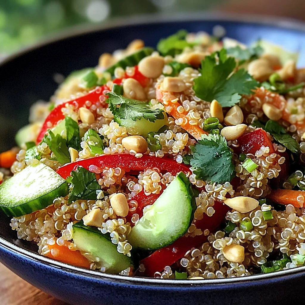 Thai Quinoa Crunch Salad: A Refreshing Healthy Delight!