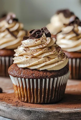 Tiramisu Cupcakes – Espresso-Infused, Creamy Frosting