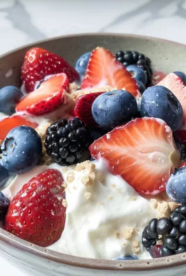 Triple Berry Cheesecake Fruit Salad