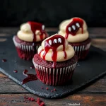 Vampire Bite Halloween Cupcakes: A Spooky Delight with a Deliciously Sinister Twist