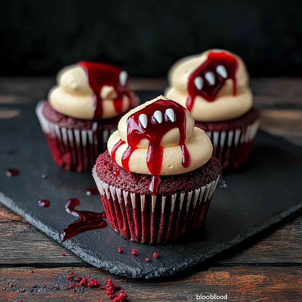 Vampire Bite Halloween Cupcakes: A Spooky Delight with a Deliciously Sinister Twist