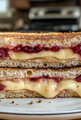 Brie & Raspberry Jam Grilled Cheese Sandwich